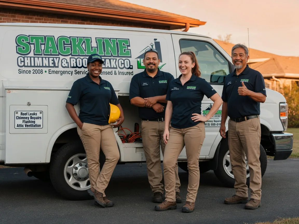 Chimney flashing repair company in Oilton, TX
